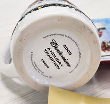 Load image into Gallery viewer, 2009 Budweiser Holiday Stein - A Holiday Tradition with COA &amp; Box
