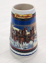 Load image into Gallery viewer, 2002 Budweiser Holiday Stein - Guiding the Way Home
