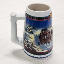 Load image into Gallery viewer, 2002 Budweiser Holiday Stein - Guiding the Way Home
