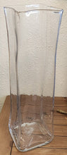 Load image into Gallery viewer, Clear Art Glass Floor Vase

