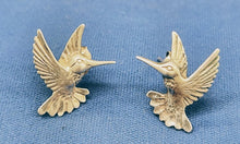 Load image into Gallery viewer, Sterling Silver Hummingbird Earrings 925
