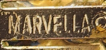 Load image into Gallery viewer, Vintage Marvella Faux Pearl Gold Tone Clip Earrings
