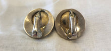 Load image into Gallery viewer, Vintage Silvertone Debossed Clip Earrings
