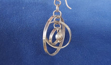 Load image into Gallery viewer, Sterling Silver Concentric Circles Earrings 925
