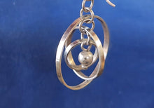 Load image into Gallery viewer, Sterling Silver Concentric Circles Earrings 925
