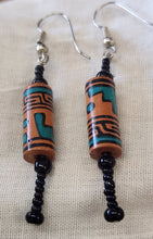 Load image into Gallery viewer, Peruvian Clay &amp; Bead Earrings
