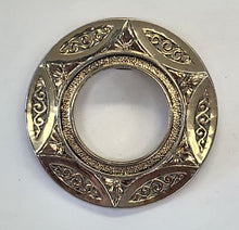 Load image into Gallery viewer, Lieba Gold Tone Debossed Scarf / Dress Clip
