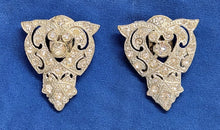Load image into Gallery viewer, Pair Vintage Rhinestone Shoe Clips
