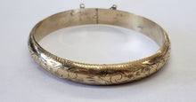 Load image into Gallery viewer, Sterling Silver 925 Gold Vermeil Debossed Bracelet
