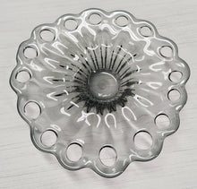 Load image into Gallery viewer, Murano Cristalleria Smoky Gray Art Glass Bowl
