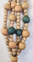 Load image into Gallery viewer, Wooden Beaded Seahorses &amp; Starfish Necklace
