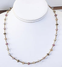 Load image into Gallery viewer, Goldtone Multicolor Bead Necklace
