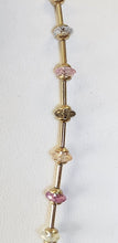 Load image into Gallery viewer, Goldtone Multicolor Bead Necklace
