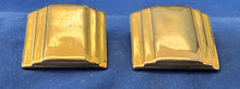 Load image into Gallery viewer, Goldtone Tiered Square Clip Earrings
