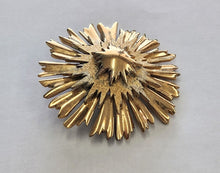 Load image into Gallery viewer, Vintage MONET Gold Tone Sunburst Pin
