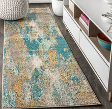 Load image into Gallery viewer, Jonathan Y Modern Abstract Waterfall Runner Rug 2'3" x 8'
