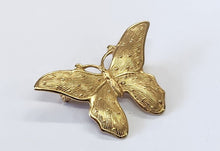 Load image into Gallery viewer, Goldtone Butterfly Pin
