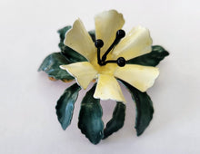 Load image into Gallery viewer, Vintage Sandor Co Enamel Flower Pin
