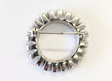 Load image into Gallery viewer, Vintage Rhinestone Circle Brooch
