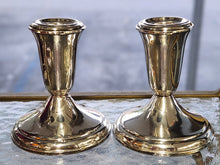 Load image into Gallery viewer, PAIR Vintage Revere Silversmiths Sterling Candle Holders
