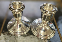 Load image into Gallery viewer, PAIR Vintage Revere Silversmiths Sterling Candle Holders
