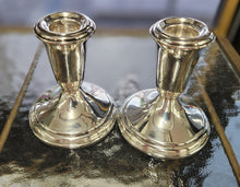 Load image into Gallery viewer, PAIR Vintage Revere Silversmiths Sterling Candle Holders
