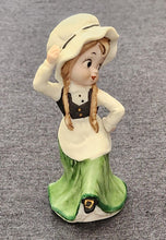 Load image into Gallery viewer, Vintage Lefton Dancing Irish Lass Figurine
