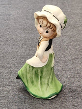 Load image into Gallery viewer, Vintage Lefton Dancing Irish Lass Figurine
