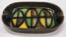 Load image into Gallery viewer, Vintage MCM Glazed Pottery Ashtray - Italy
