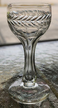 Load image into Gallery viewer, SET 8-Pc Laurel Leaf Hollow Stem Cordial Glasses
