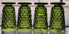 Load image into Gallery viewer, SET 4-Pc Vintage Indiana Glass Whitehall Cubist Footed Iced Tea Glasses
