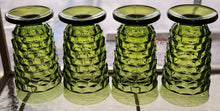 Load image into Gallery viewer, SET 4-Pc Vintage Indiana Glass Whitehall Cubist Footed Iced Tea Glasses
