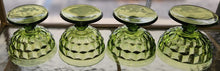 Load image into Gallery viewer, SET 4-Pc Vintage Indiana Glass Whitehall Cubist Sherbet Dessert Dishes
