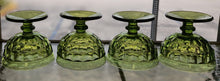 Load image into Gallery viewer, SET 4-Pc Vintage Indiana Glass Whitehall Cubist Sherbet Dessert Dishes
