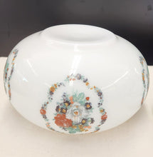 Load image into Gallery viewer, Vintage Hand-painted Milk Glass Vanity Jar
