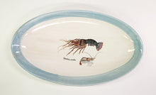 Load image into Gallery viewer, Ceramica Due Torre Rock Lobster Oval Ceramic Platter

