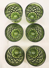Load image into Gallery viewer, SET 6-Pc Vintage Indiana Glass Whitehall Cubist Footed Tumbler Glasses
