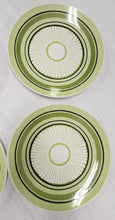 Load image into Gallery viewer, SET 6-Pc Taylor Smith &amp; Taylor Green Span Ironstone Dinner Plates
