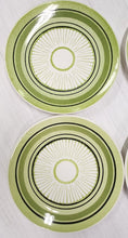 Load image into Gallery viewer, SET 6-Pc Taylor Smith &amp; Taylor Green Span Ironstone Dinner Plates
