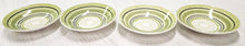 Load image into Gallery viewer, SET 4-Pc Taylor Smith &amp; Taylor Green Span Ironstone Salad Bowls

