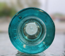 Load image into Gallery viewer, Vintage Am Tel &amp; Tel Co Blue Glass Insulator 7
