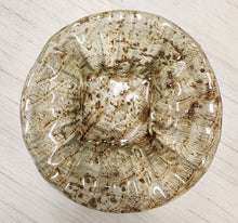 Load image into Gallery viewer, Vintage Textured Flared Art Glass Bowl
