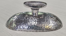 Load image into Gallery viewer, NEW Hammered Aluminum Oval Pedestal Bowl 13520
