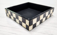 Load image into Gallery viewer, NEW Inlaid Horn Napkin Box India 12595 - Check
