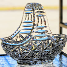 Load image into Gallery viewer, Cut Crystal Glass Basket
