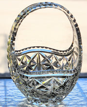 Load image into Gallery viewer, Cut Crystal Glass Basket
