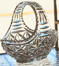 Load image into Gallery viewer, Cut Crystal Glass Basket

