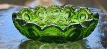 Load image into Gallery viewer, Vintage L. E. Smith Moon &amp; Stars Emerald Glass Ashtray
