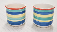 Load image into Gallery viewer, PAIR Pier 1 Striped Mugs
