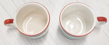 Load image into Gallery viewer, PAIR Pier 1 Striped Mugs
